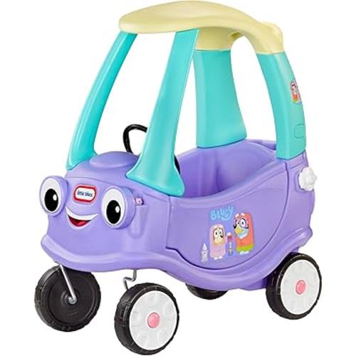 Little Tikes Bluey Grannies Car Coupe with 2 Accessories, Bluey Foot-to-Floor Ride-On, for Boys and Girls Ages 1.5-5 Years