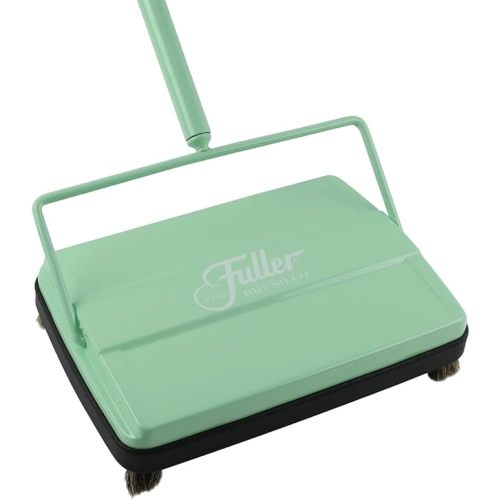 Fuller Brush 17031 Electrostatic Carpet & Floor Sweeper - 9" Cleaning Path - Lightweight - Ideal for Crumby Messes - Works On Carpets & Hard Floor Surfaces - Gold