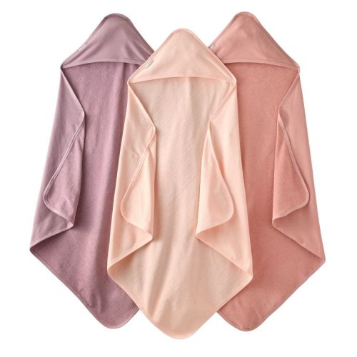 Butterblu HARPER 3-Pack Hooded Towel Sorbet One Size