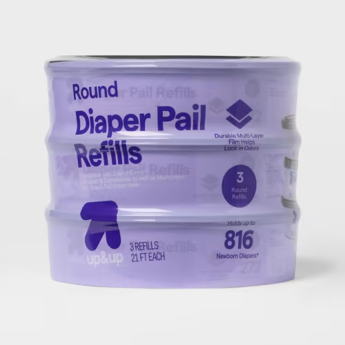Diaper Pail Refill Bags - 3pk - up&up™