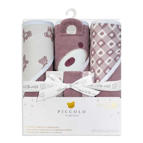 6 Pack Towel & Washcloth Set