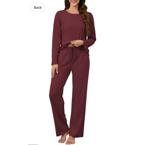 KCW Womens Pajamas - Wine Red
