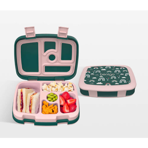 Bentgo ® Green Rainbow Kids Bento Lunch Box