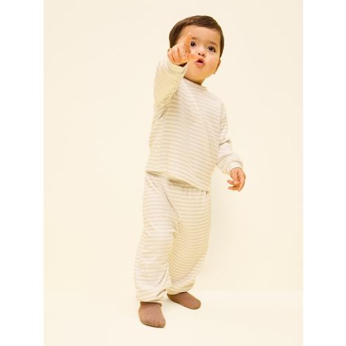 Cozy-Knit Long-Sleeve Top and Leggings Set for Baby