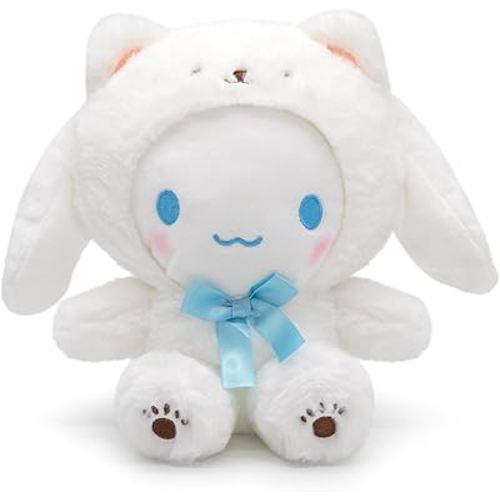 Kawaii Cinnamon Plush Doll 8", Cartoon Stuffed Animal Figure Anime Plushies Pillow Toy, Super Cute Cartoon Theme Party Favor, Soft Lovely Plushies Gift for Girls Teens Fans Birthday Decoration, Blue