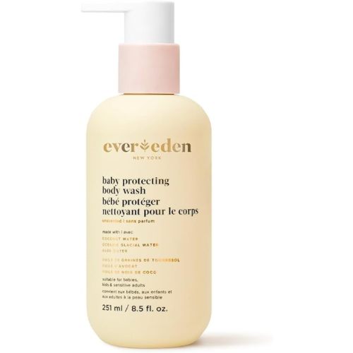 Evereden Protecting Baby Body Wash and Shampoo 8.5 oz. | Clean and Gentle Baby Care | Non-toxic and Fragrance Free