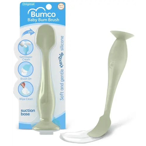 Diaper Cream Spatula - BPA-Free Diaper Bag Essentials, Soft Butt Spatula Baby, Mom-Invented Butt Paste Spatula, Bumco Diaper Cream Spatula, Flexible Diaper Cream Applicator, Bumco Baby Bum Brush