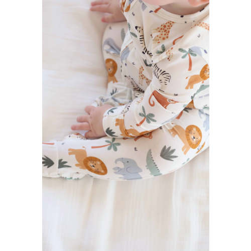 Safari Snuggles Zipper Footie