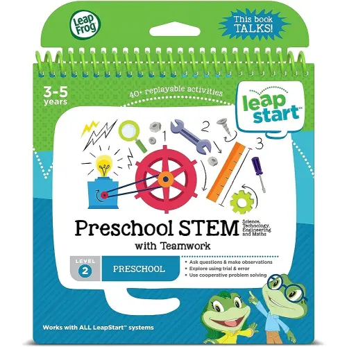 LeapFrog LeapStart Pre-Kindergarten Activity Book: Pre-K STEM (Science, Technology, Engineering, Math) and Teamwork