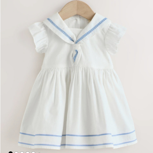 Buy White Woven Baby Dress (0mths-2yrs) from Next USA