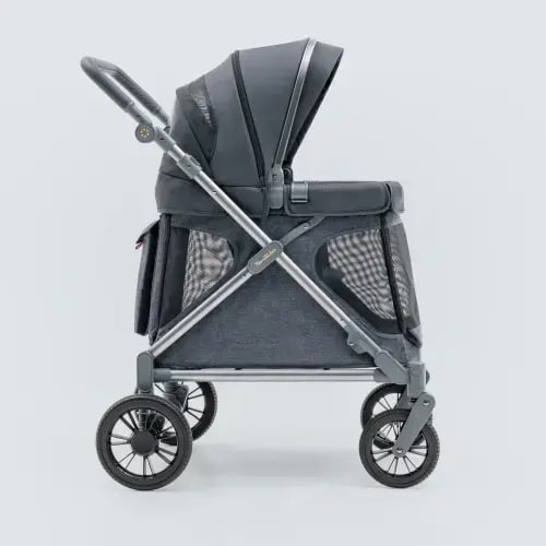 Q1 Wagon Stroller – Foldable All-Terrain Stroller Wagon for Toddlers, Baby & Kids with Canopy – Familidoo