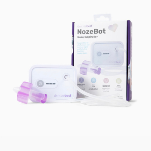 Amazon.com : Dr. Noze Best NozeBot Electric Baby Nasal Aspirator - Designed by a Pediatric ENT for Safe, Gentle Congestion Relief - Rechargeable, Portable & Easy to Clean Nose Sucker for Infants and Toddlers : Baby