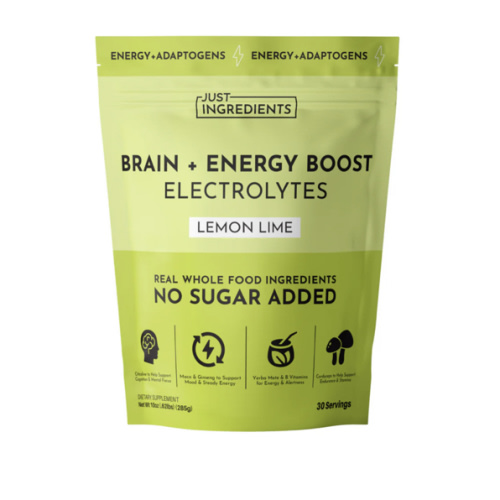 Brain + Energy Boost Lemon Lime & Electrolytes – Just Ingredients