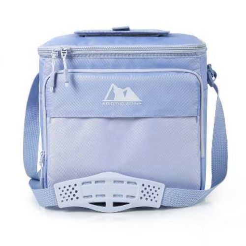 Arctic Zone Essentials 24 Cans Hard Sided Cooler - Pale Periwinkle: Soft-Sided Polyester
