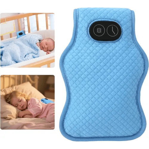 Baby Vibrating Sleep Soother, Portable Vibrating Pad with 3 Adjustable Modes & 90 Min Timer, Gentle Soothing Vibration Aid for Newborns, Crib Vibrating Soother Use for Home Travel Bassinet Strollers