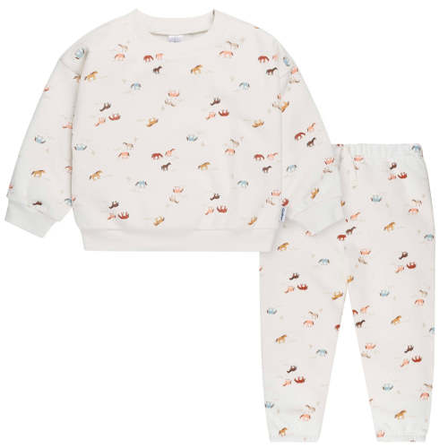 2-Piece Baby & Toddler Girls Colorful Horses Sweatshirt & Pant Set – Gerber Childrenswear