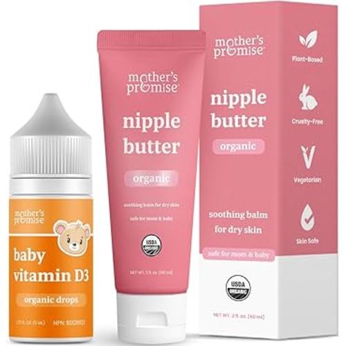 Mother's Promise Nipple Butter & Baby Vitamin D3 Drops