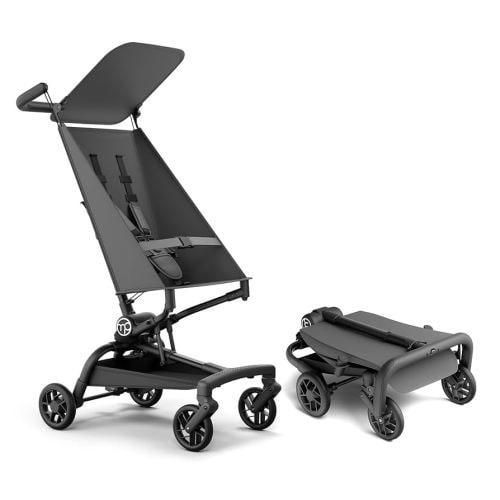 Mompush Jeto Lightweight Travel Stroller – 9.8 lbs Ultra-Compact, One-Hand Fold, Airplane Cabin Approved, All-Terrain Wheels, Smooth Ride for Toddlers, Perfect for Travel & Daily Use