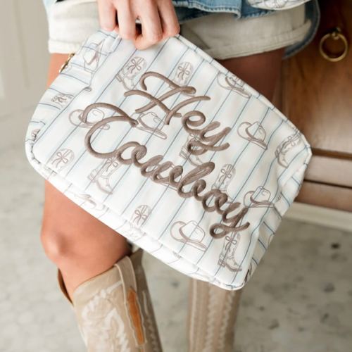 Hey Cowboy - Western Blues Striped XL Bag