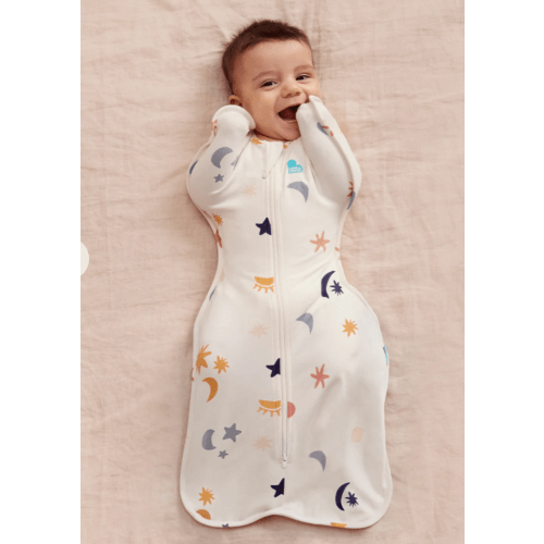 Swaddle Up™ 1.0 TOG Organic Cotton - Buff Lunar - Newborn