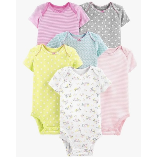 Simple Joys by Carter's Baby-Girls 6-Pack Short-Sleeve Bodysuit