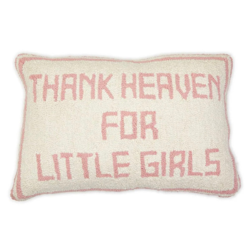 Two's Company - Thank Heaven for Little Girls Punch Embroidery Decorat - Default Title - Sweet E's Children's Boutique