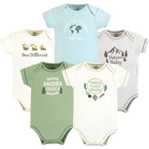 Organic Cotton Bodysuits, 3-6M