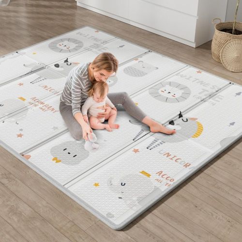 Fodoss 71x59in Extra Large Baby Play Mat – Waterproof Foam Floor Mat for Babies, Toddlers & Infants, Ideal for Playtime (unicorn-59*71)
