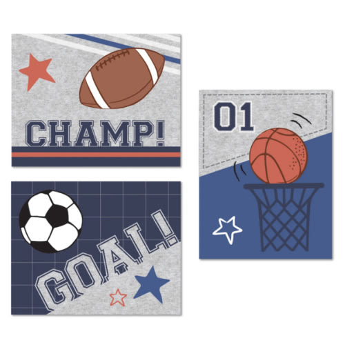 Baby Sports Unframed Wall Art