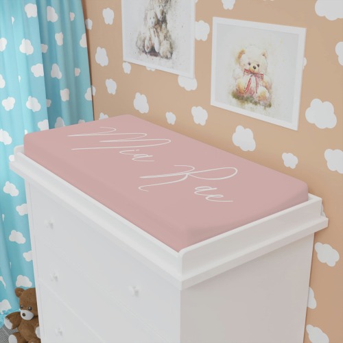 Personalized Changing Pad Cover | baby girl or baby boy nursery | baby shower gift for expecting moms | Custom name personalized