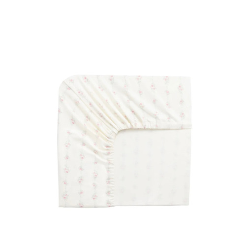 Organic Cotton Cot Sheet - Rose Trail – Jamie Kay USA