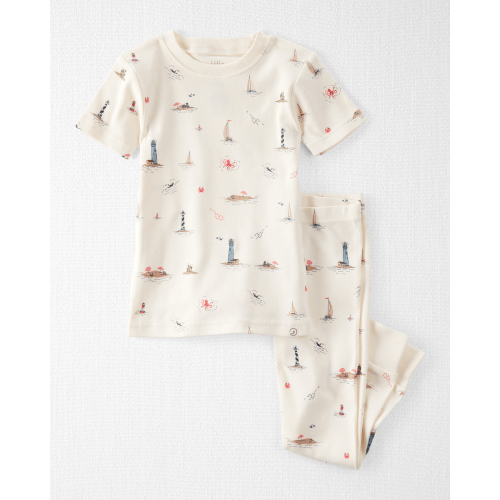 Toddler Organic Cotton Pajamas in Coastal Vacation Print - Little Planet | Carter's