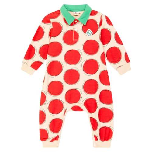 Baby printed cotton jersey onesie