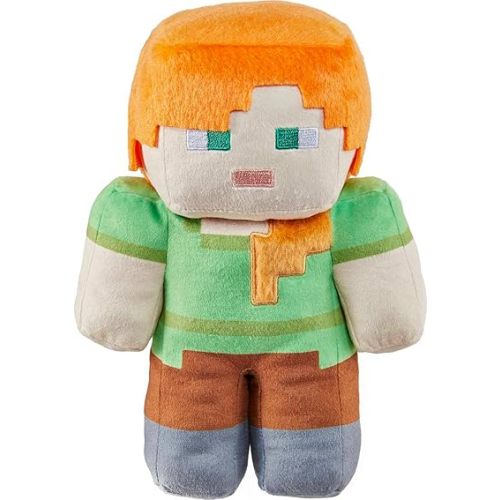 Mattel Minecraft Basic Plush Toy, Alex Soft Doll, 8-inch Collectible Inspired by a Fan-Favorite Character from the Video Game