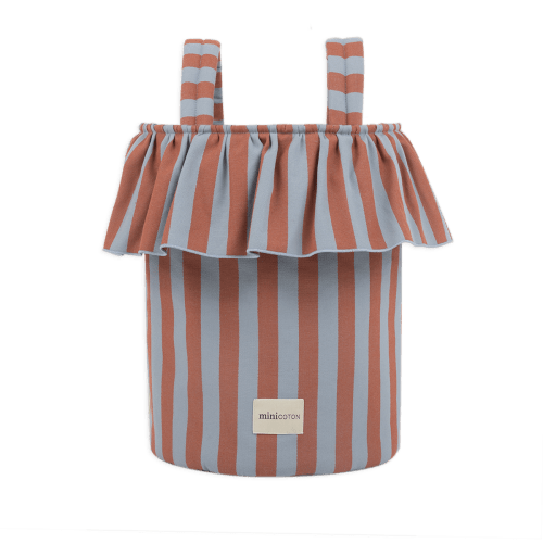Basket Rayas - Red + Blue · Minicoton