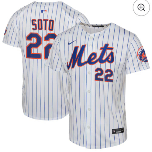Youth New York Mets Juan Soto Nike White Home Limited Player Jersey