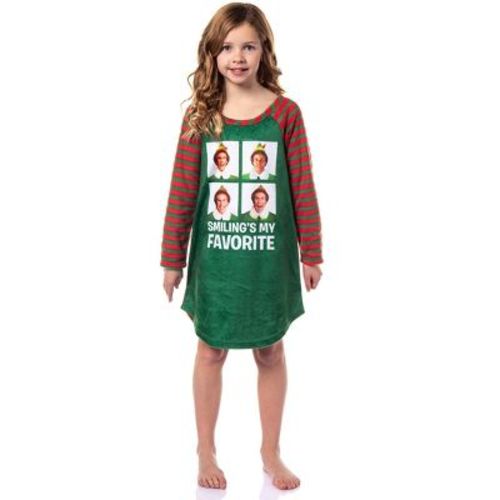 Elf The Movie Girl's Smiling's My Favorite Christmas Sleep Pajama Nightgown