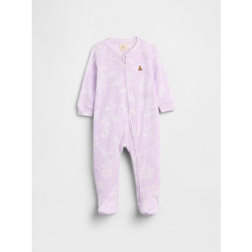 Baby Print Two-Way Zip One-Piece