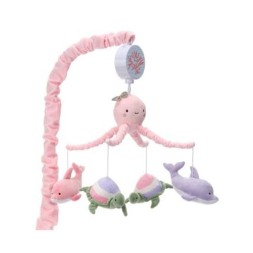 Sea Dreams Dolphin/Turtle Musical Baby Crib Mobile Soother Toy