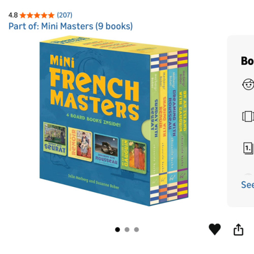 Mini French Masters Boxed Set: 4 Board Books Inside! (Mini Masters, 11)