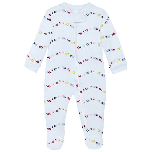 Mini Trucks Zipper Footie