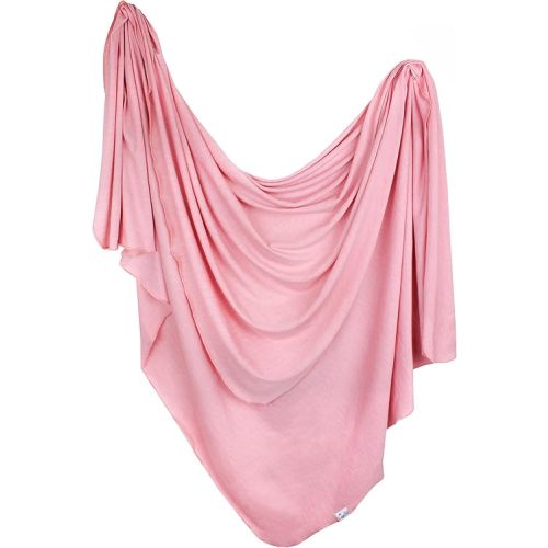 Copper Pearl Baby Swaddle Blanket - Premium Knit Baby Blanket, Large Soft Stretchy Receiving Blankets for Baby Girl, Swaddles for Newborn, Infant, and Toddler (Darling)