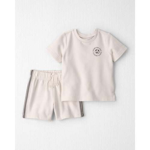 Baby 2-Piece Organic Cotton French Terry Top & Short Set - Little Planet | Carter's