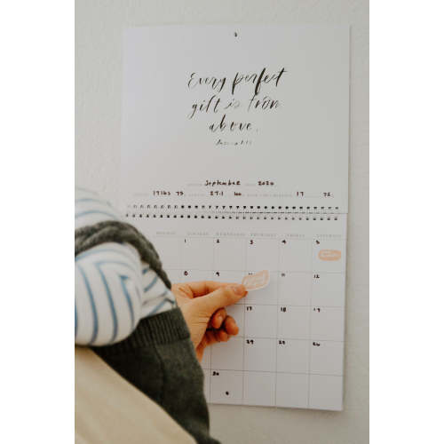 Christian Baby Milestone Calendar – Be A Heart