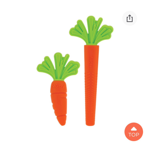 Carrot Teether Set (2 Pack)