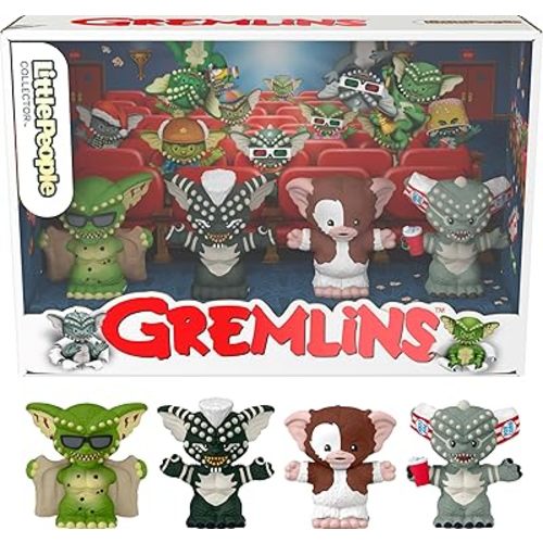 Little People Collector Gremlins Movie Special Edition Set in Display Box for Adults and Fans, 4 Figures