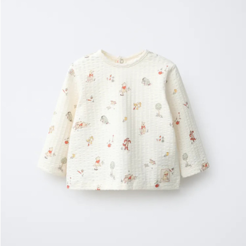 WINNIE THE POOH © DISNEY TEXTURED T-SHIRT - Multicolored | ZARA United States