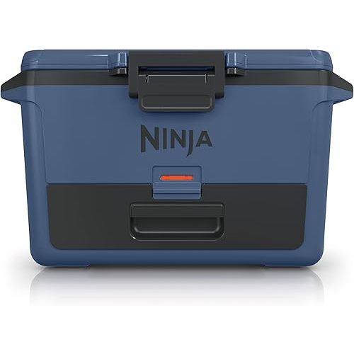 Ninja FB151BL FrostVault 50qt Hard Cooler with Dry Zone, Integrated Fridge-Temp Dry Storage Drawer, Premium Heavy-Duty Insulated Cooler, Keeps Ice for Days, Lakeshore Blue