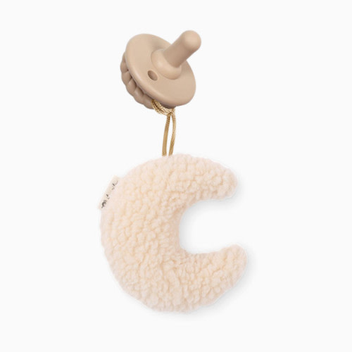Silicone Pacifier and Plush Pal - Moon