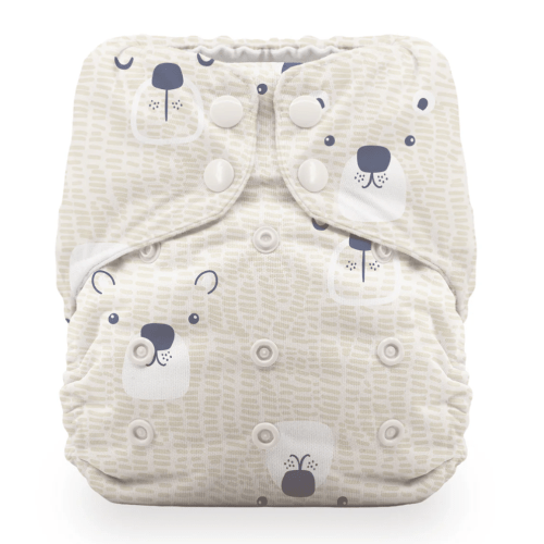 All in One Cloth Diaper | Organic Cotton + Hemp | Bearly